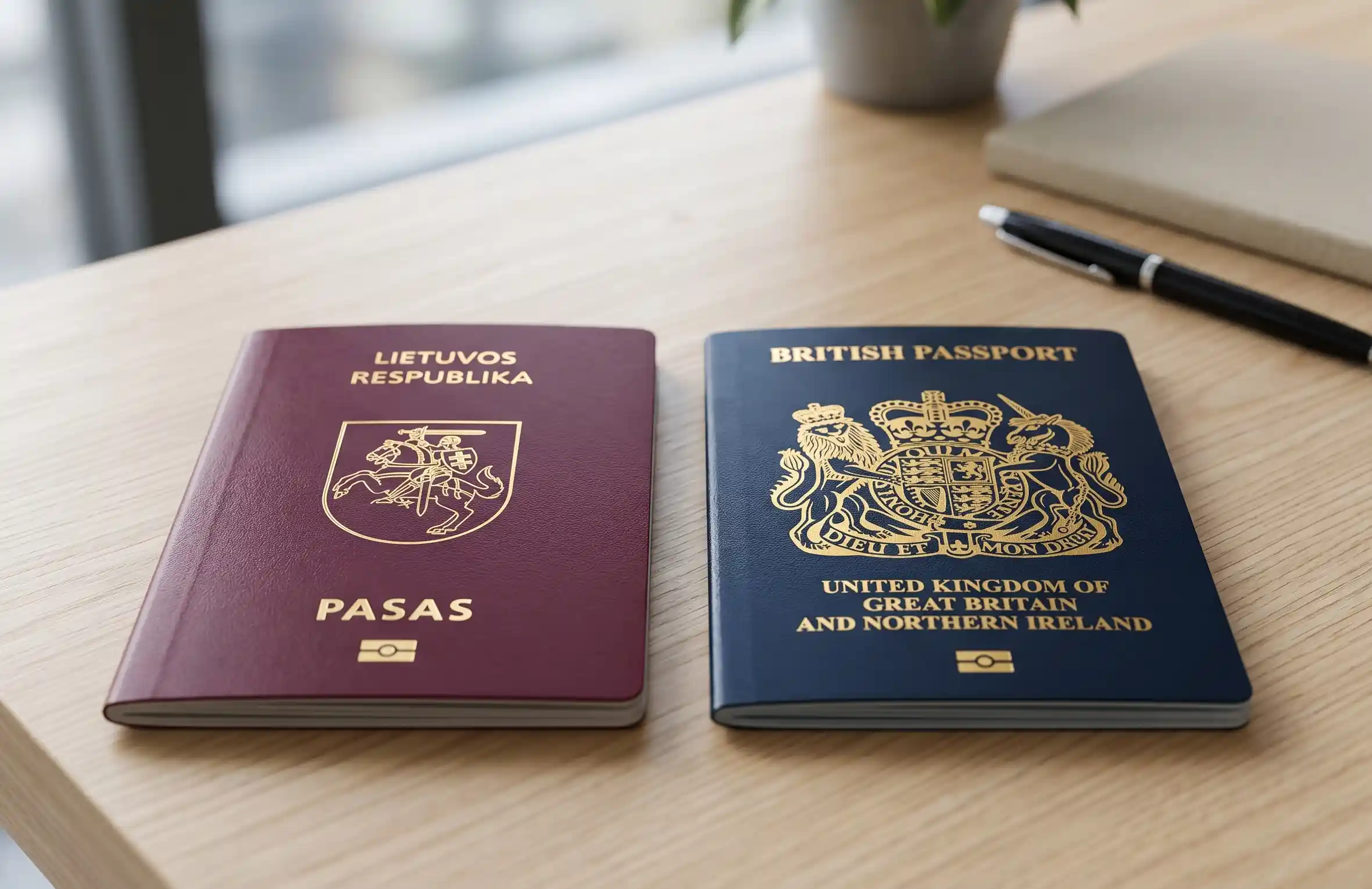 Lithuanian Passport vs UK Passport